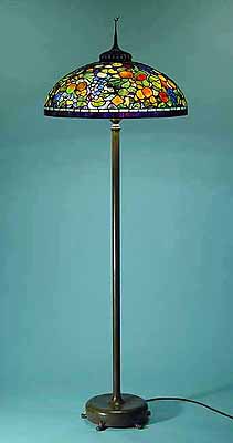 24" Fruit Tiffany floor lamp