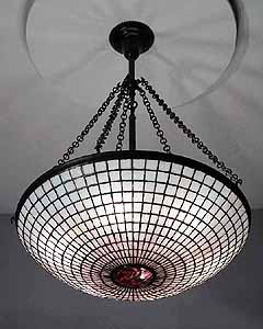 24" PARASOL CHANDELIER TIFFANY LAMP