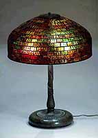 18"Plain suquares Tiffany Lamp